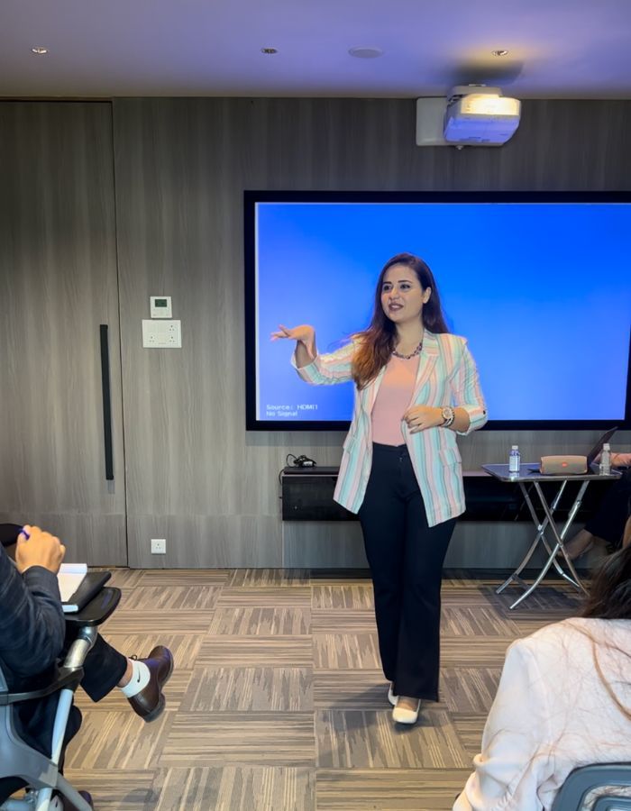 Corporate learning session